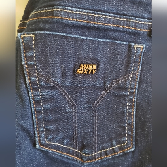 Vintage Miss Sixty dark denim flare jeans size 29 US - Picture 4 of 7
